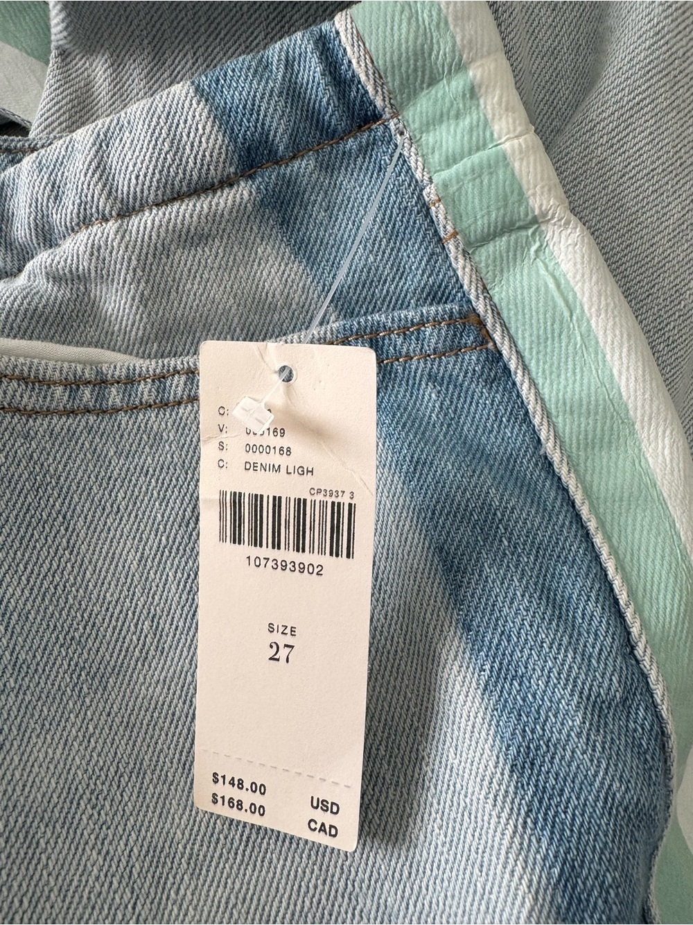 Pilcro Light Blue Wide-Leg Denim Jeans - Picture 9 of 16